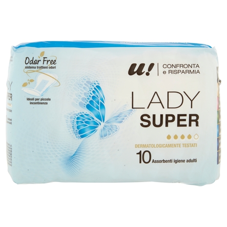 10 Assorbenti Lady Super U! Confronta e Risparmia